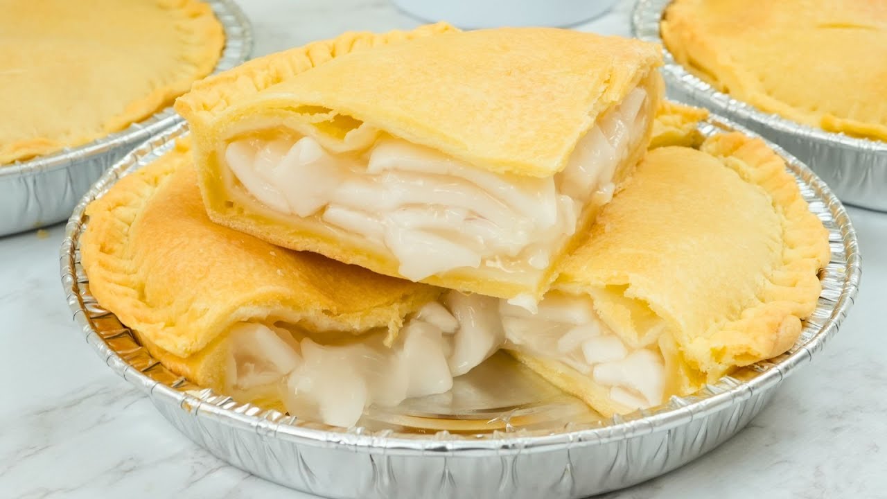 แจกสูตร พายมะพร้าวอ่อนแป้งนิ่ม แป้งนุ่มหนีบ ซอสมะพร้าวหอมหวานอร่อย ไม่เลี่ยน