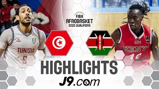 Tunisia 🇹🇳 vs Kenya 🇰🇪 | J9 Highlights | FIBA AfroBasket 2025 Qualifiers