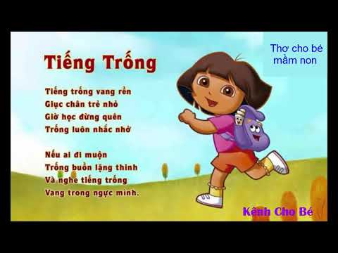 Dạy trẻ bài thơ: Tiếng trống