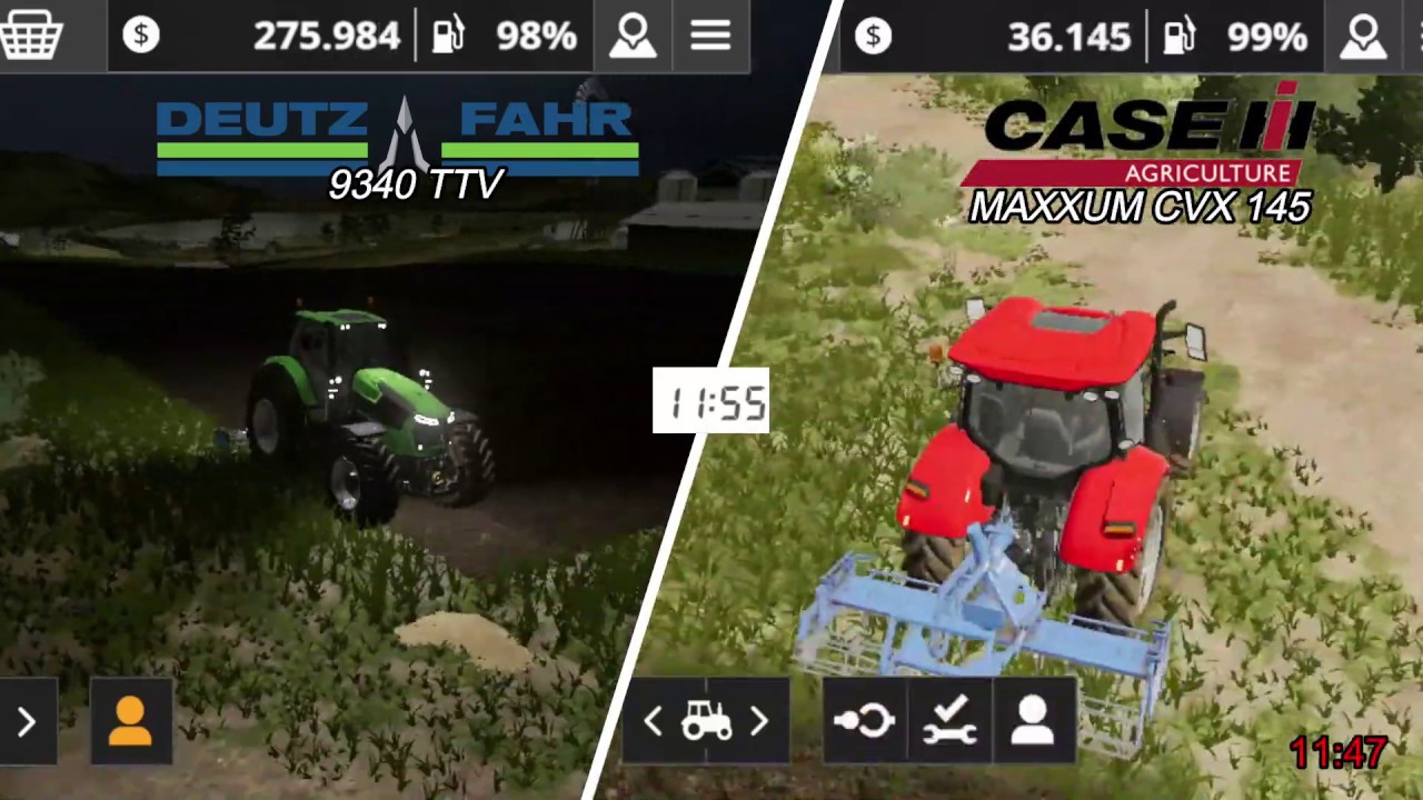 FS 20 🚜 DEUTZ FAHR vs CASE IH 🚜  The BEST TRACTOR 🥇