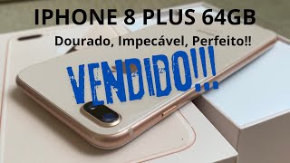 iPhone 8 Plus 64GB Dourado PERFEITO!!! Lindo!!!