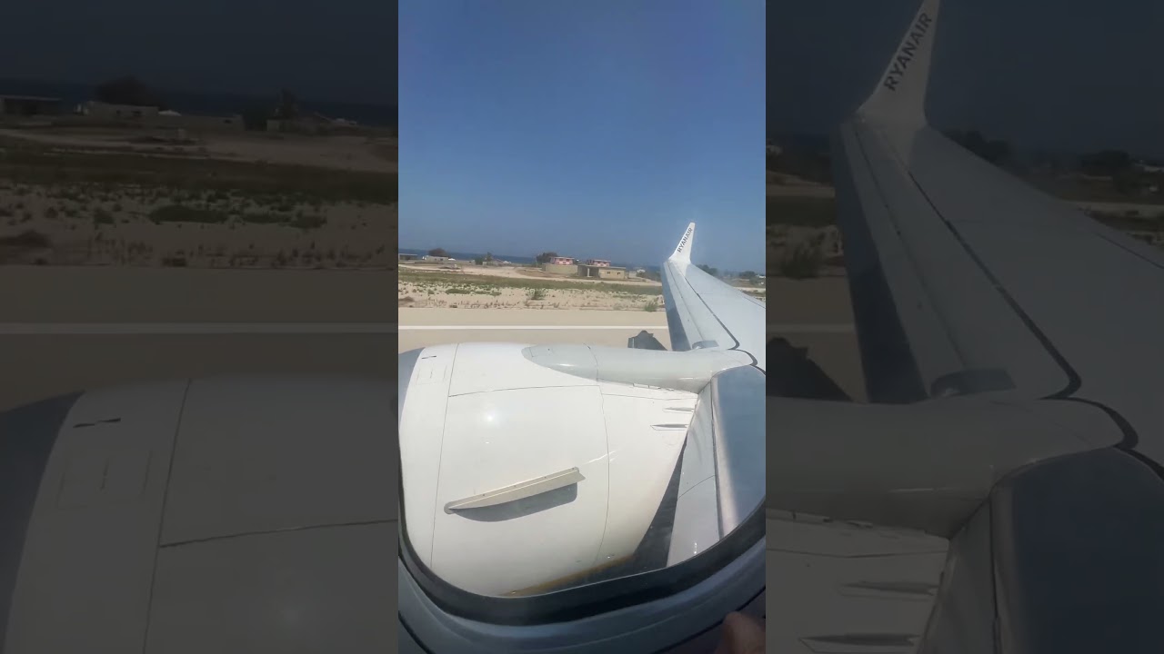 B737-8200 Rough landing at Rhodes Airport (RHO)