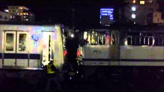 [FHD]9866レ　小田急4000系4065編成甲種輸送　沼津駅構内入換