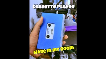 The New Cassette Player Made In My Room, Cassettemize 2nd Prototype 🎧📼 #analogtape #cassette #tape