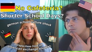 American Reacts GERMAN HIGH SCHOOL CULTURE SHOCK (from an american exchange student)