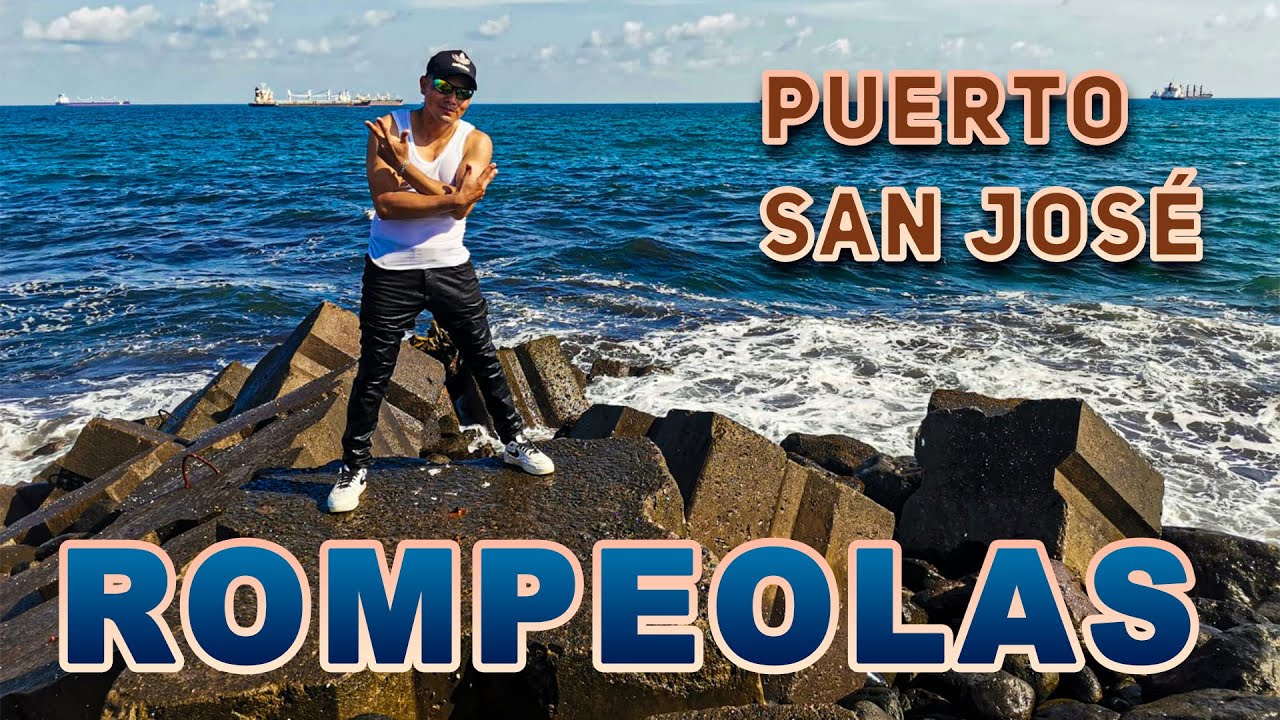 Así está la playa del Puerto San José a pocos días de iniciar la Semana Santa 2022