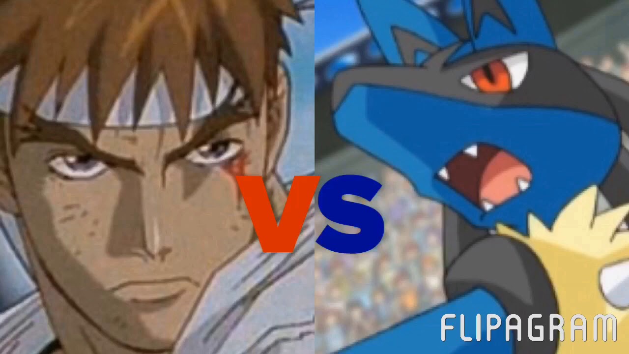 Pokemon Vs Ryu Ryu VS Lucario(Street Fighter VS Pokemon) - YouTube
