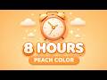 Peach Color Screen 8 Hours HD | Relaxing Solid Peach Background for Sleep, Study &amp; Ambient Light