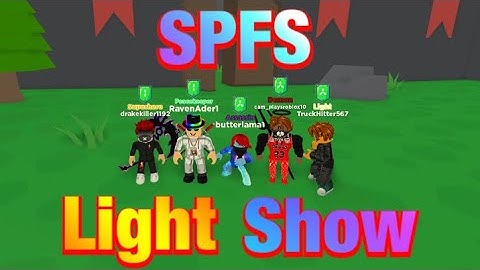I GOT 5 PEOPLE TO PERFORM A LIGHT SHOW IN SUPER POWER FIGHTING SIMULATOR!!