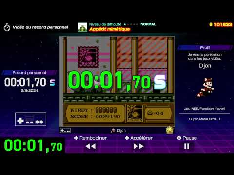 NWC: NES Edition - Kirby - Lv.03 - S Rank - 00:01,70 (Quick Copy)