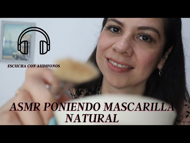 ASMR en Español | Poniéndote mascarilla natural