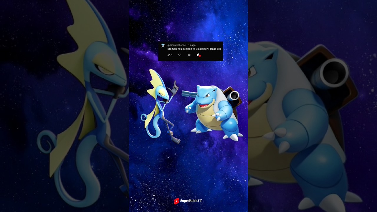 Pokemon Unite Inteleon vs Blastoise 