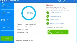 PC Cleaner IN demo - PC Cleaner with Rebranding option and Complete Source Codes