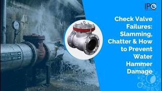 Check Valve Failures: Stop Water Hammer, Slam & Chatter