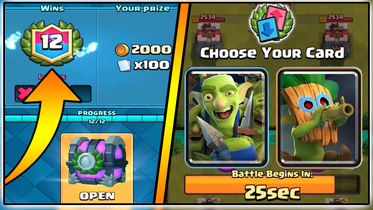 12 WINS DRAFT CHALLENGE | CLASH ROYALE DRAFT CHALLENGE CHEST OPENING