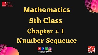 Class 5th Maths Topic Number Sequence | 1st Term