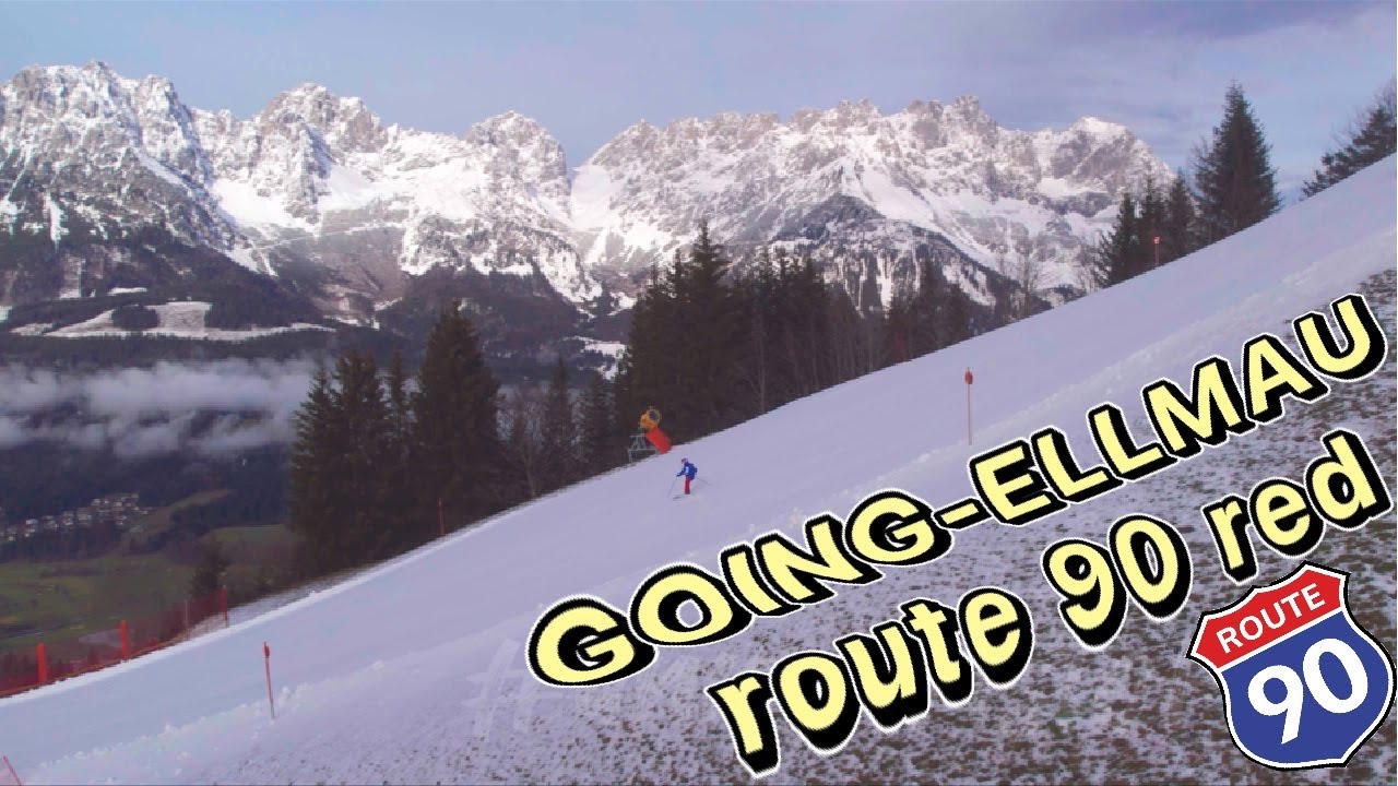 Amazing ski route in Austrian Alps, cinematic drone video DJI AIR 2S