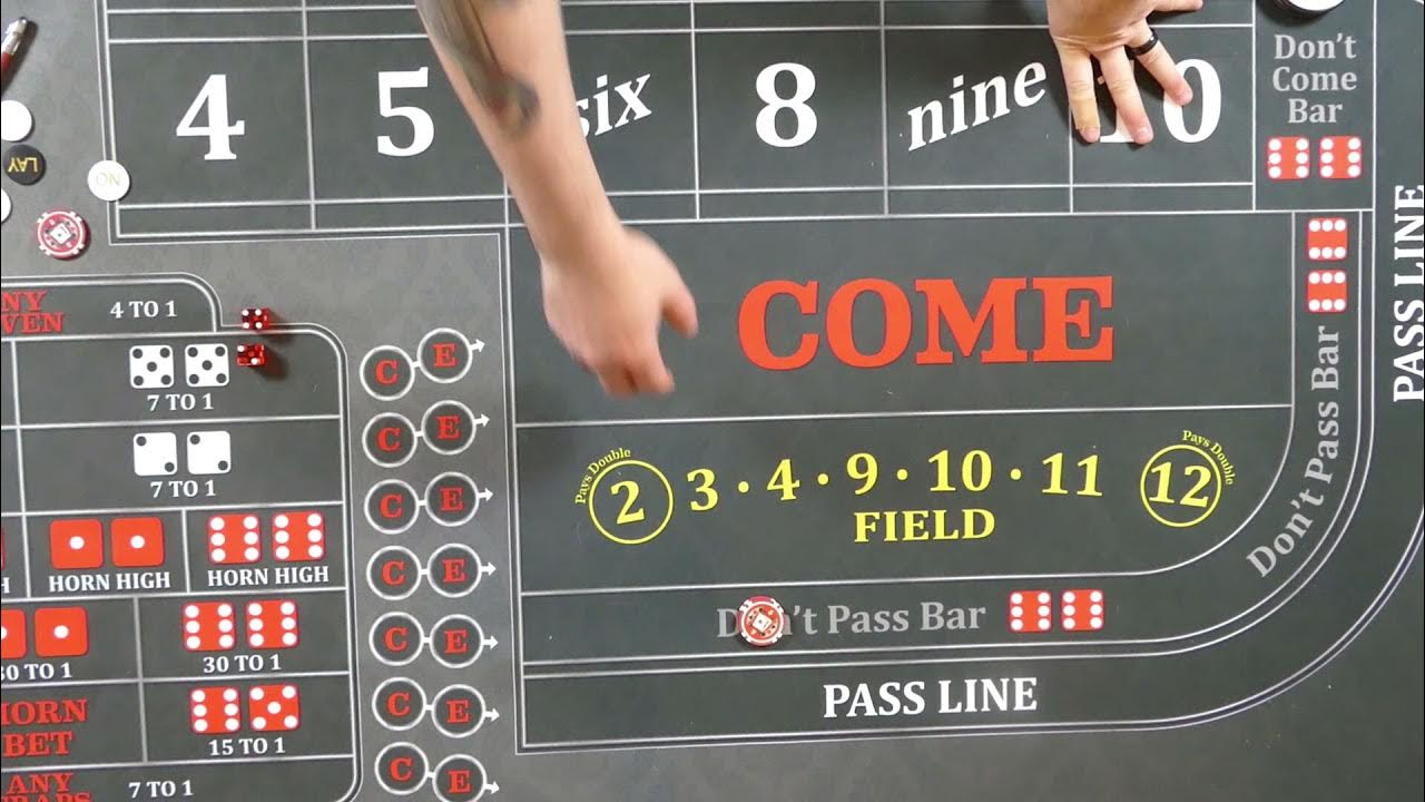 Craps strategy, a discussion on Don't Come and Table Limits YouTube