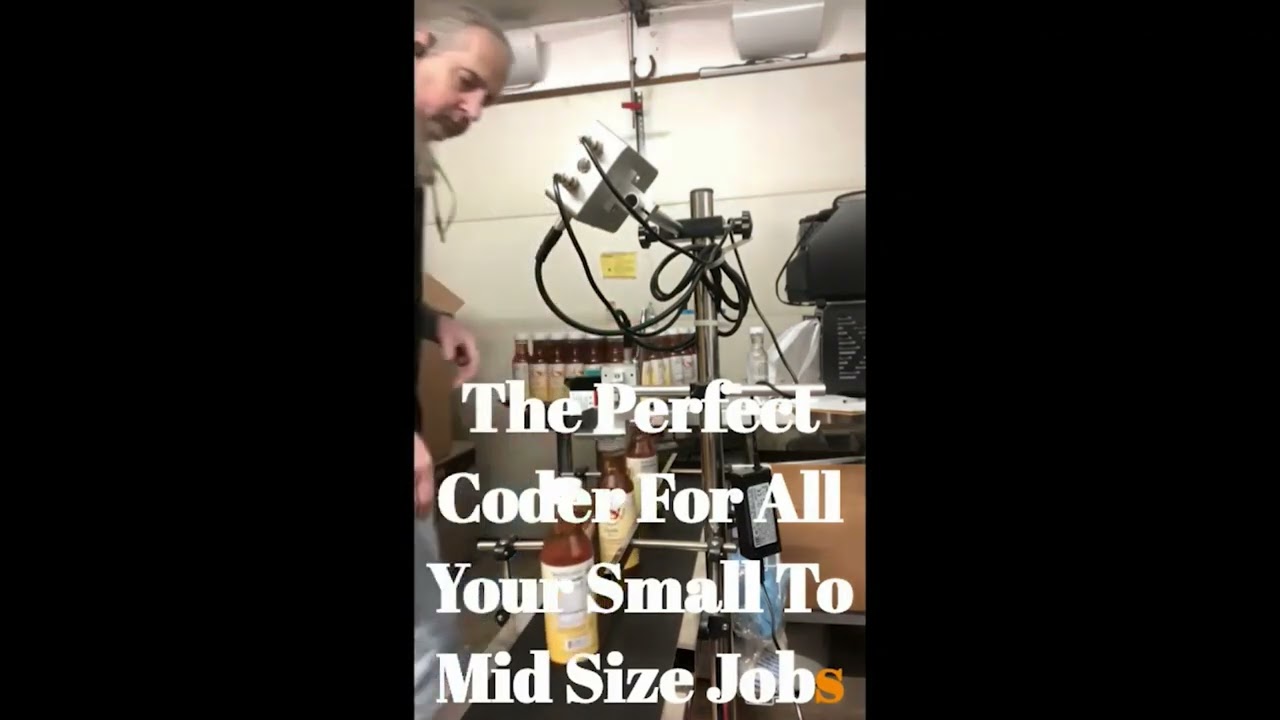 SNEED JET Inkjet Printer Date & Lot Coding Bottles