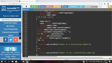 FASCINATING NUMBER IN JAVA
