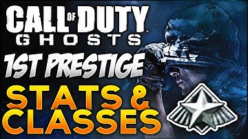 Call of Duty: Ghosts 1st PRESTIGE! - Stats & Classes (CoD Ghost Multiplayer Prestiging Gameplay)