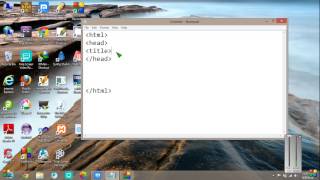 HTML Tutorials in English 2. Basic Structure of HTML