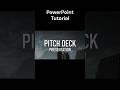 PowerPoint Morph Scroll Effect Pitch Deck Template #powerpoint #pitchdeck #powerpointtutorial