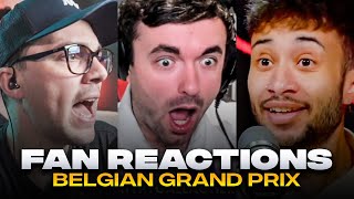 Fans Live Reactions to the 2023 Belgian Grand Prix