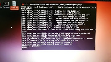 CMU Sphinx test on ubuntu(en_US)