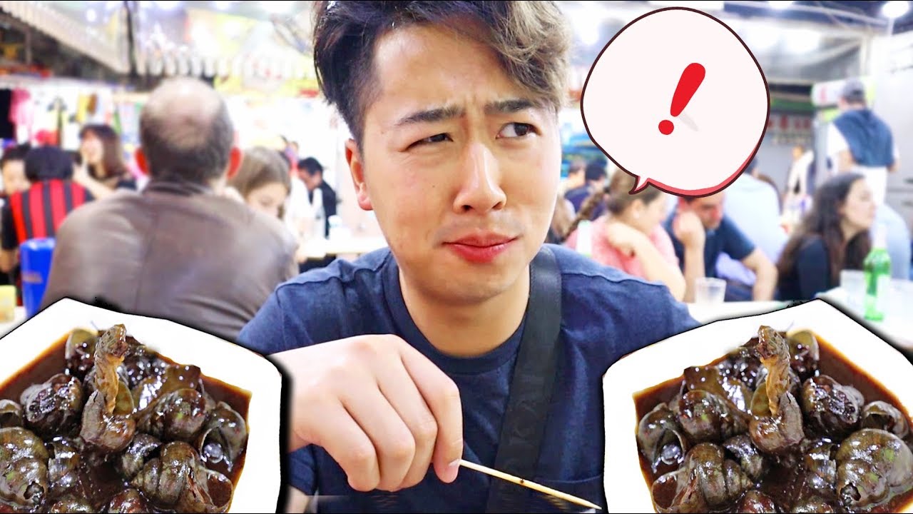 Eating Sea Snails in Hong Kong ft. DISNEYLAND