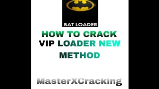 How To Crack Bgmi Vip Loader New Method Crack Loader Bgmi Bat Loader