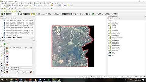 Supervised Classification using SCP plugin in QGIS 3.10