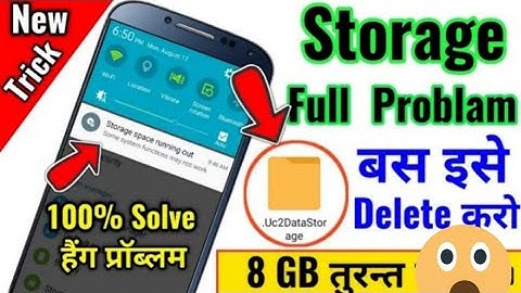 Storage space running out problem solve 100% || Mobile storage full problem solve