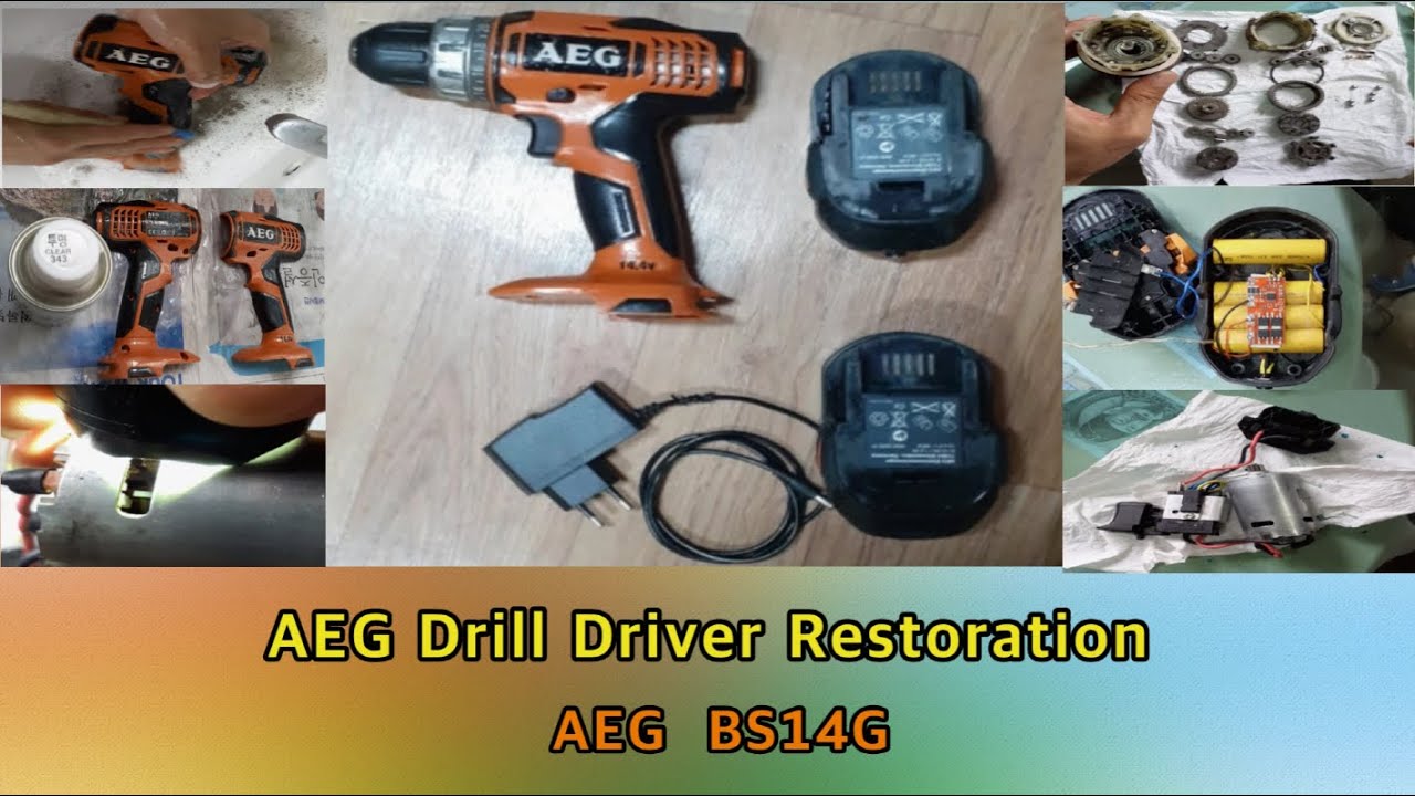 AEG Drill Driver Restoration AEG BS14G YouTube