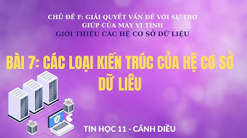 TIN 11 - CÁNH DIỀU - CHỦ ĐỀ F - BÀI 7 : Các loại kiến trúc của hệ cơ sở dữ liệu quan hệ