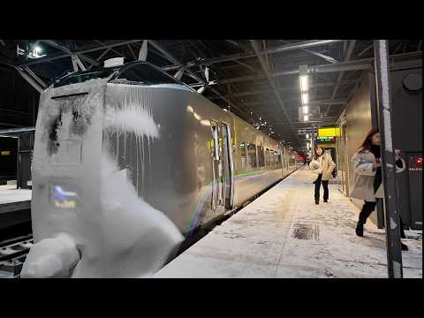 Japan's Snowiest City by Train & Bus. Best Place. Ep2| Asahikawa, Biei, Furano, Hokkaido