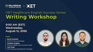 OET Healthcare English Success Series: Writing Workshop