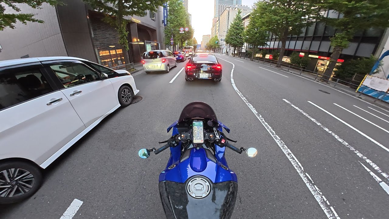 YAMAHA YZF-R1 | みなとみらいから江の島に行くだけ | R1 | Japan