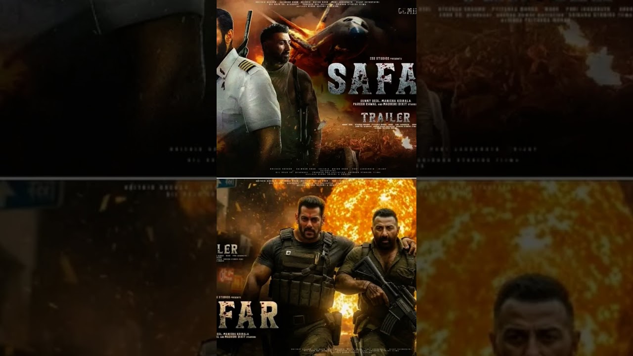 SAFAR - First Look Trailer | Sunny Deol & Salman Khan | Bobby Deol, Priyanka Chopra | New Movie 2025