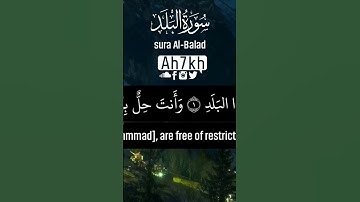 احمد خضر قرآن كريم سورة البلد 😭❤️‍🔥💔💔💯