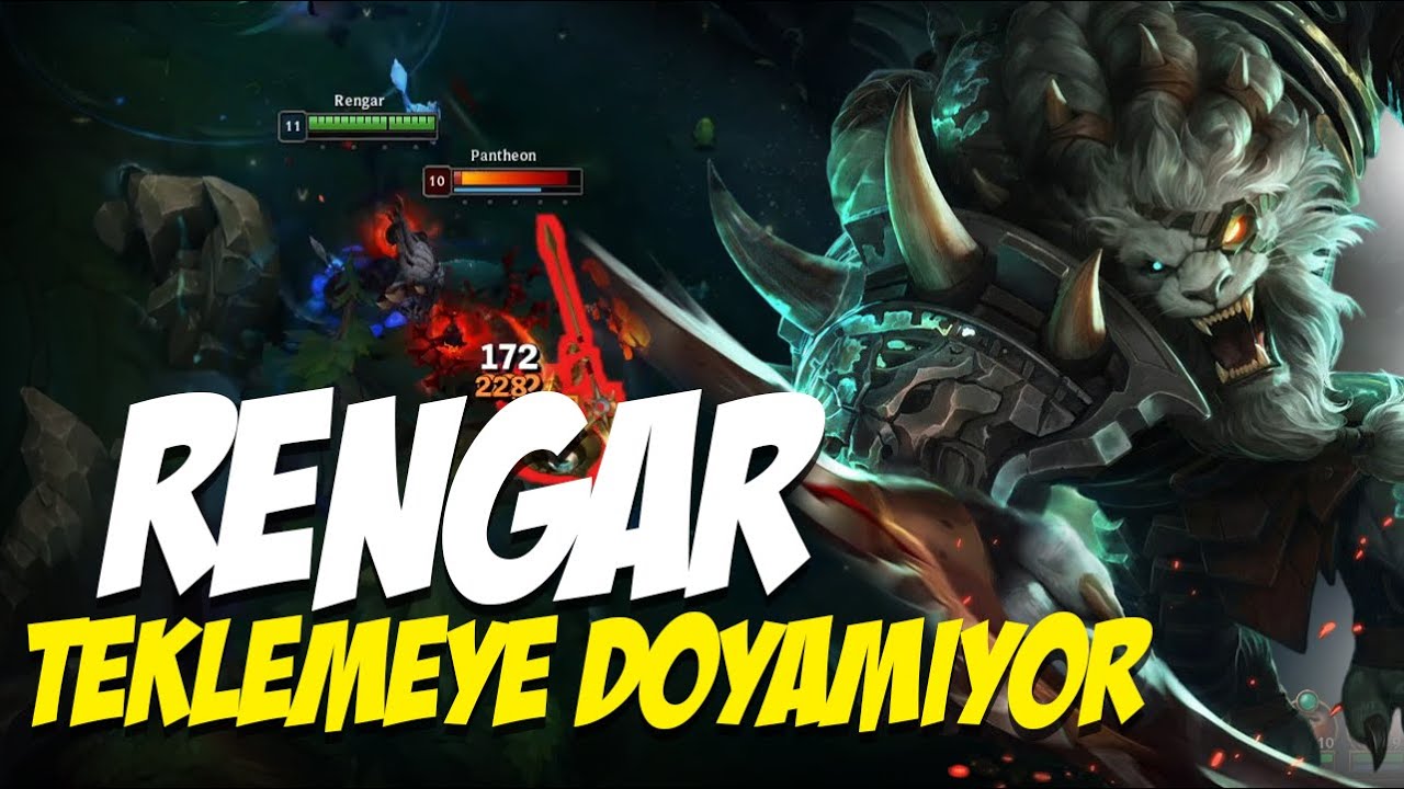 Rengar Teklemeye Doyamıyor!
