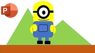 Creative a Minions in PowerPoint (Animations in eye and movement)