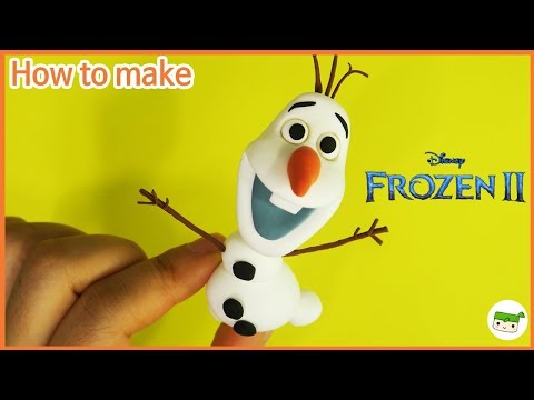 올라프 만들기/겨울왕국2/Making Olaf <strong>FROZEN</strong> <strong>2</strong>/clay tutorial