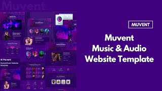 Muvent - Music & Audio Website Template | Musical Event Website Template