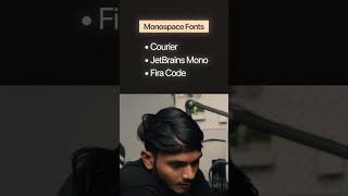 The Secret of Monospace Fonts 🔥