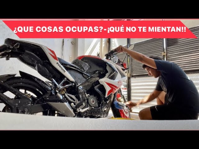 Cómo lavar tu moto? Guía paso a paso para que te quede como nueva