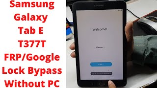 Instantly Factory SIM / Network Unlock T-Mobile Samsung Galaxy Tab E T377T!  