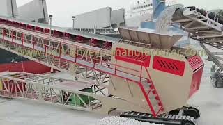 Mobile Stacker (Ship Loader) for Material Stockpiling & Handling