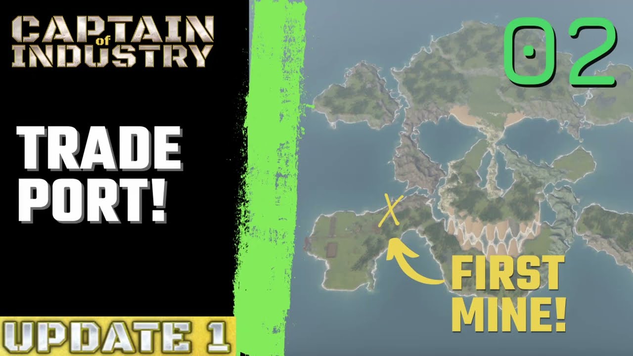 CAPTAIN OF INDUSTRY V1 - Insula Mortis - Episode 2 - Electricity, Maintenance, Trading and more!