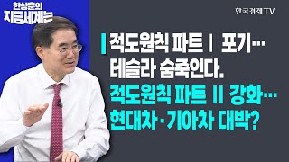 적도원칙 파트Ⅰ 포기…테슬라 숨죽인다.ㅣ적도원칙 파트Ⅱ 강화…현대차‧기아차 대박?ㅣ한상춘의 지금세계는ㅣ한국경제TV